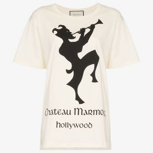Gucci Chateau Marmont Print Oversized T-Shirt Small
